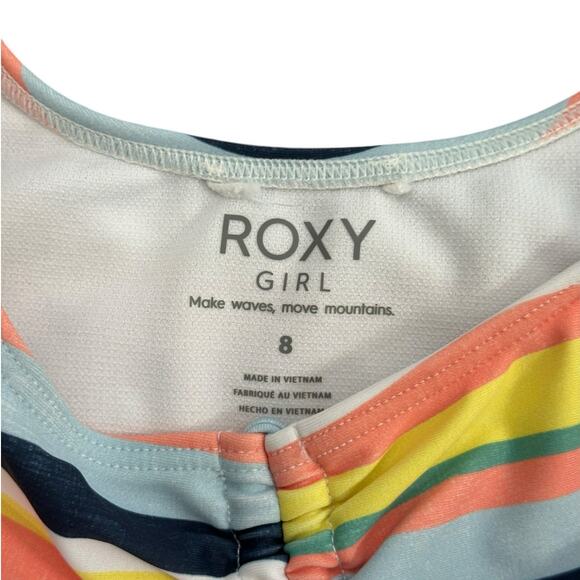 ROXY GIRLS STRIPED BIKINI 8 - Picture 2 of 8